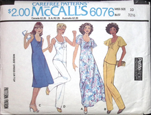 Load image into Gallery viewer, Vintage Sewing Pattern: McCalls 6076
