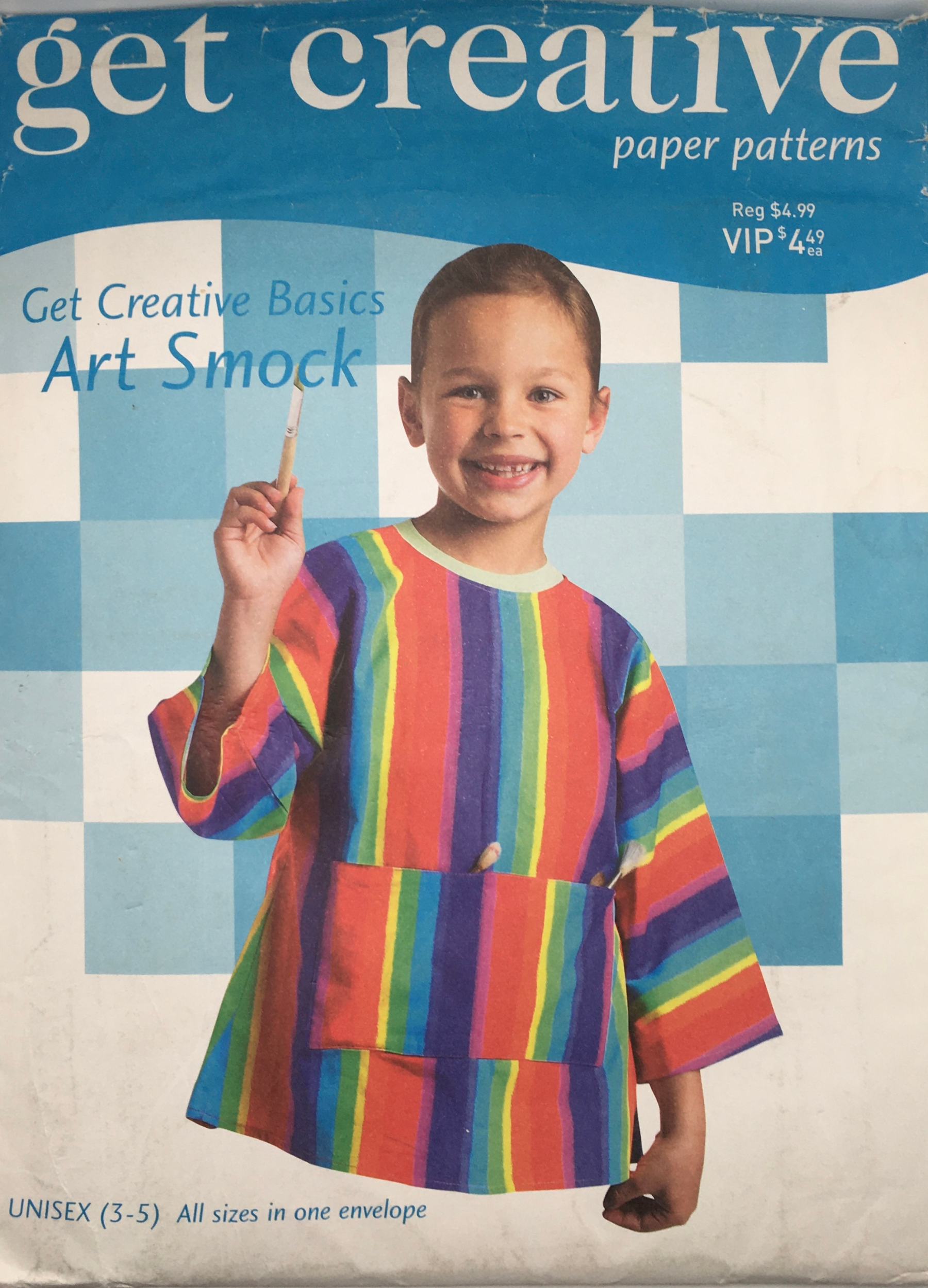 Sewing Pattern: Get Creative Art Smock – Vintage Stitch Australia