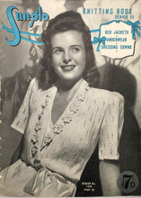 Load image into Gallery viewer, 1940&#39;s Vintage Knitting Booklet: Sun-glo Series 33
