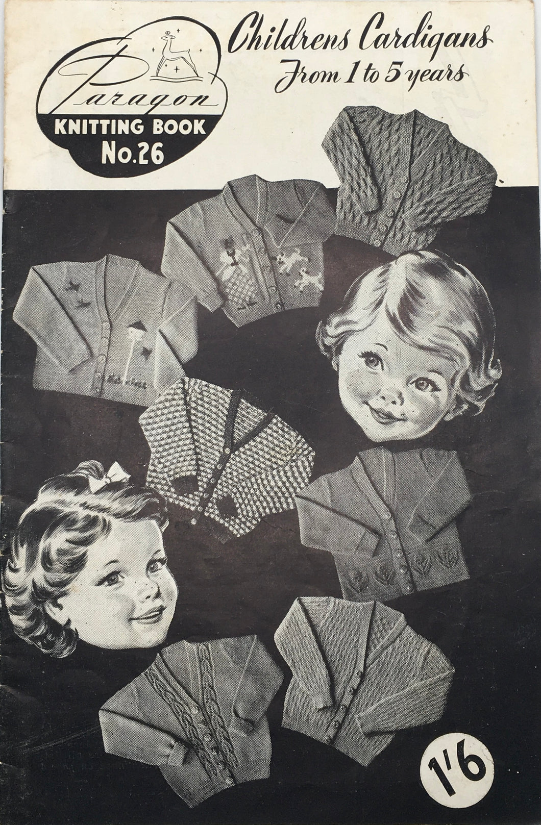 1950's Vintage Knitting Booklet: Paragon No.26