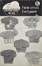 Load image into Gallery viewer, 1950&#39;s Vintage Knitting Booklet: Paragon No.24
