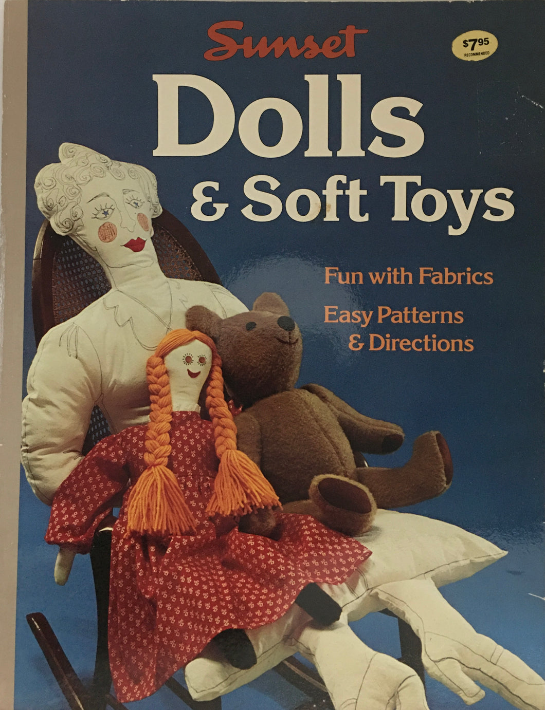 Vintage Sewing Book: Sunset Dolls & Soft Toys