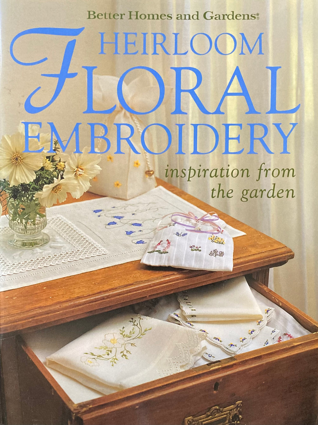 Better Homes and Gardens Heirloom Floral Embroidery