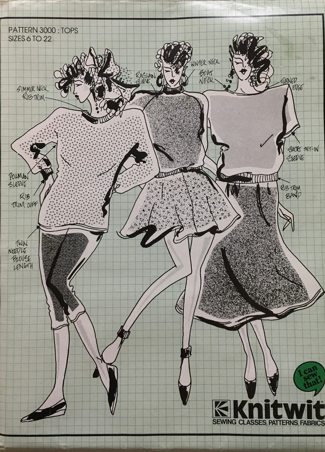 Vintage Sewing Pattern: Knitwit 3000