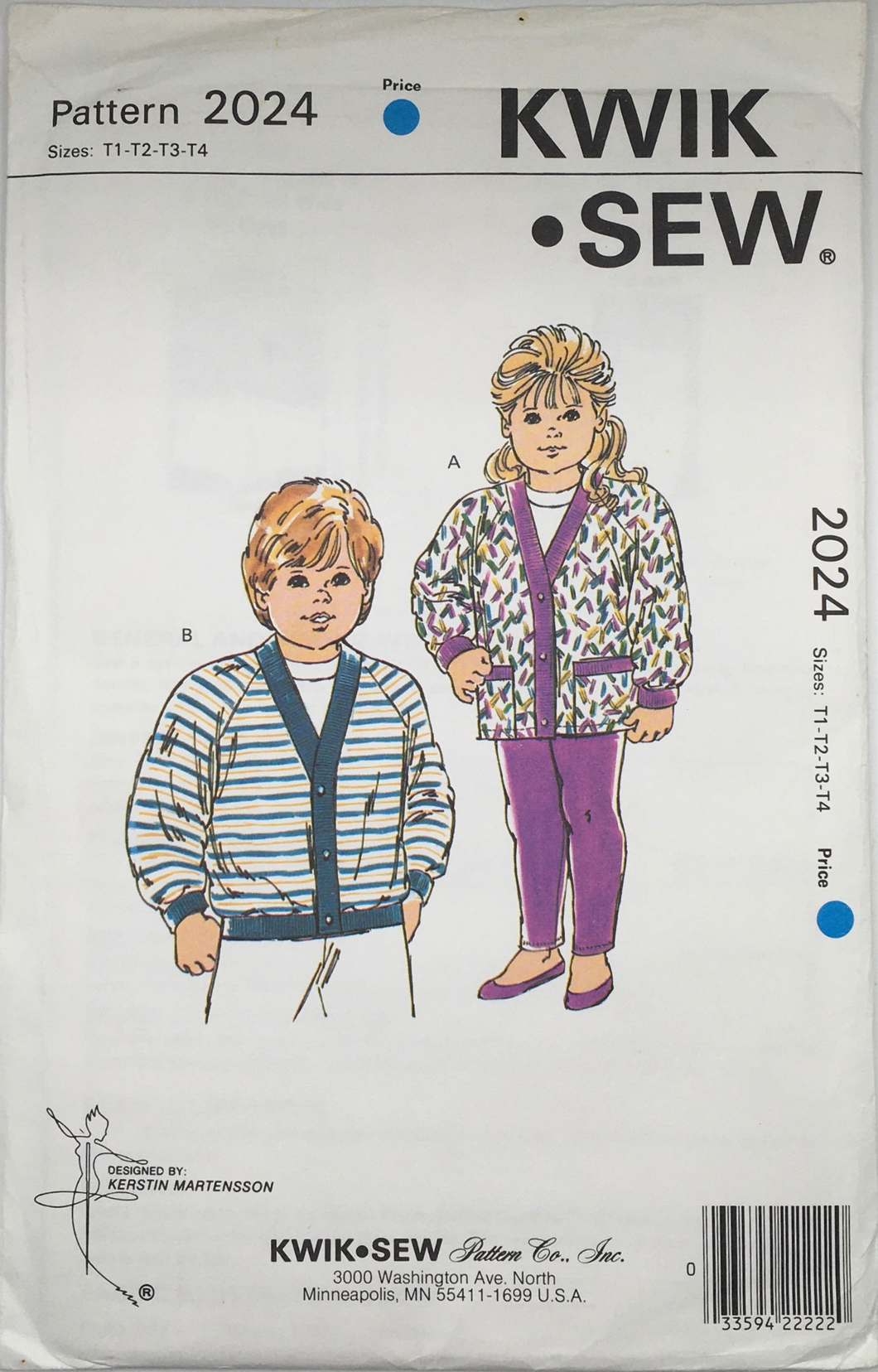 Vintage SEwing Pattern: Kwik Sew 2024