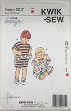 Load image into Gallery viewer, Vintage Sewing Pattern: Kwik Sew 2217
