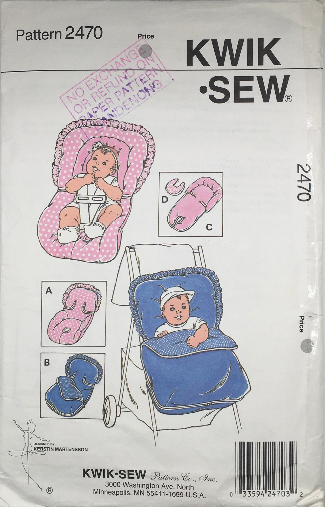 Vintage Sewing Pattern: Kwik Sew 2470