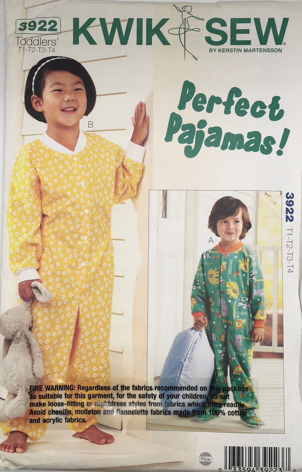 Sewing Pattern: Kwik Sew 3922