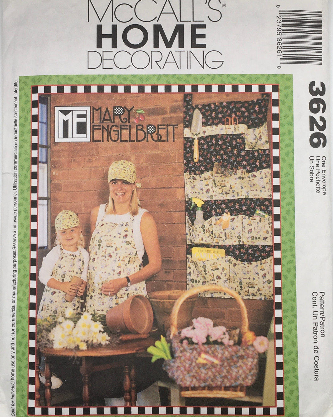 Uncut Sewing Pattern: McCalls 3626
