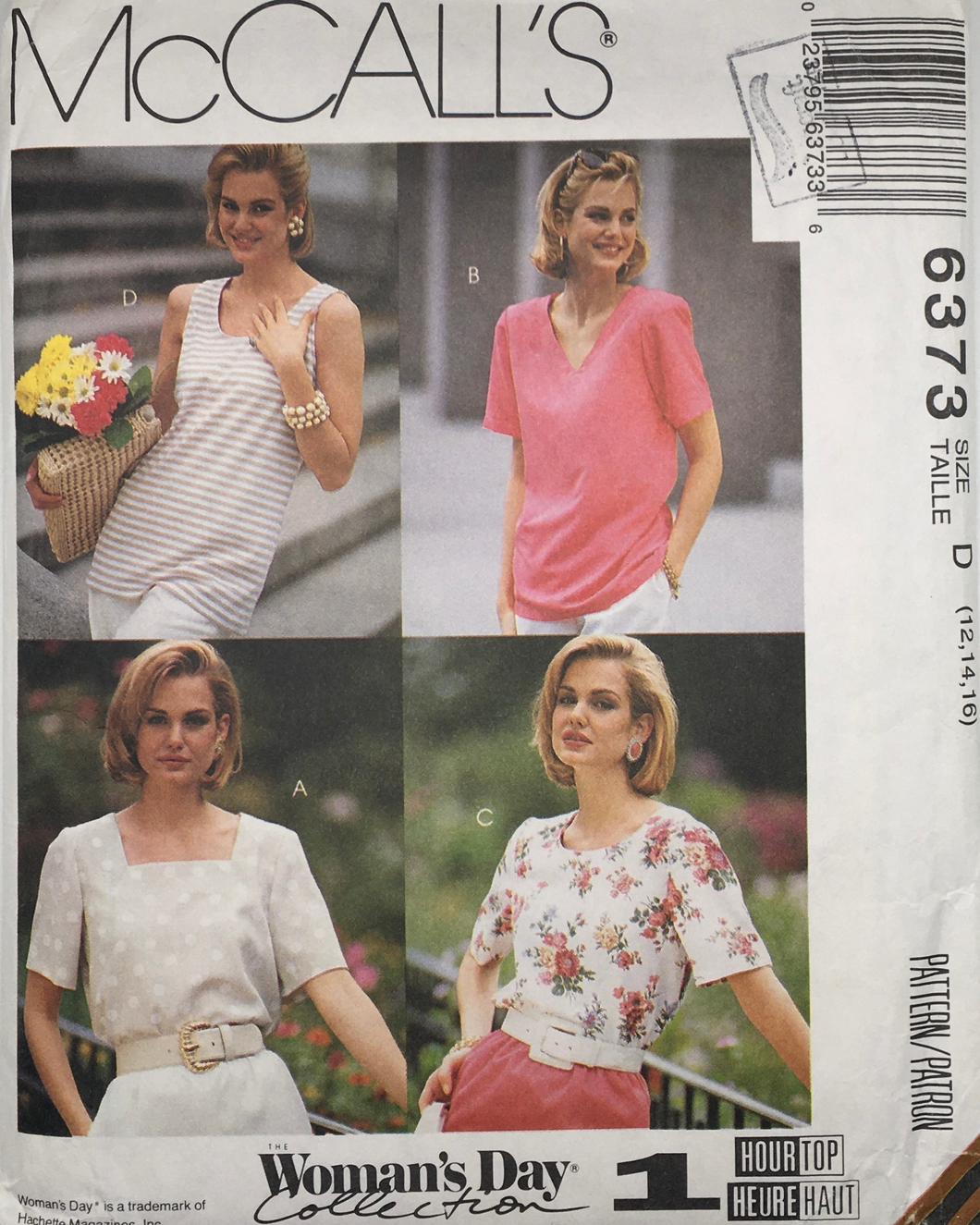 McCalls Sewing Pattern: 6373