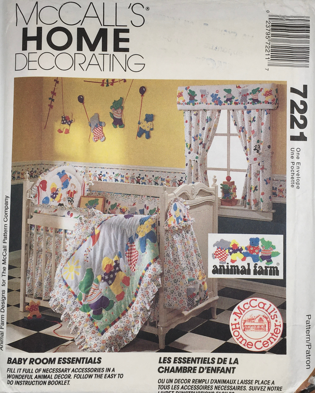 McCalls Sewing Pattern: 7221