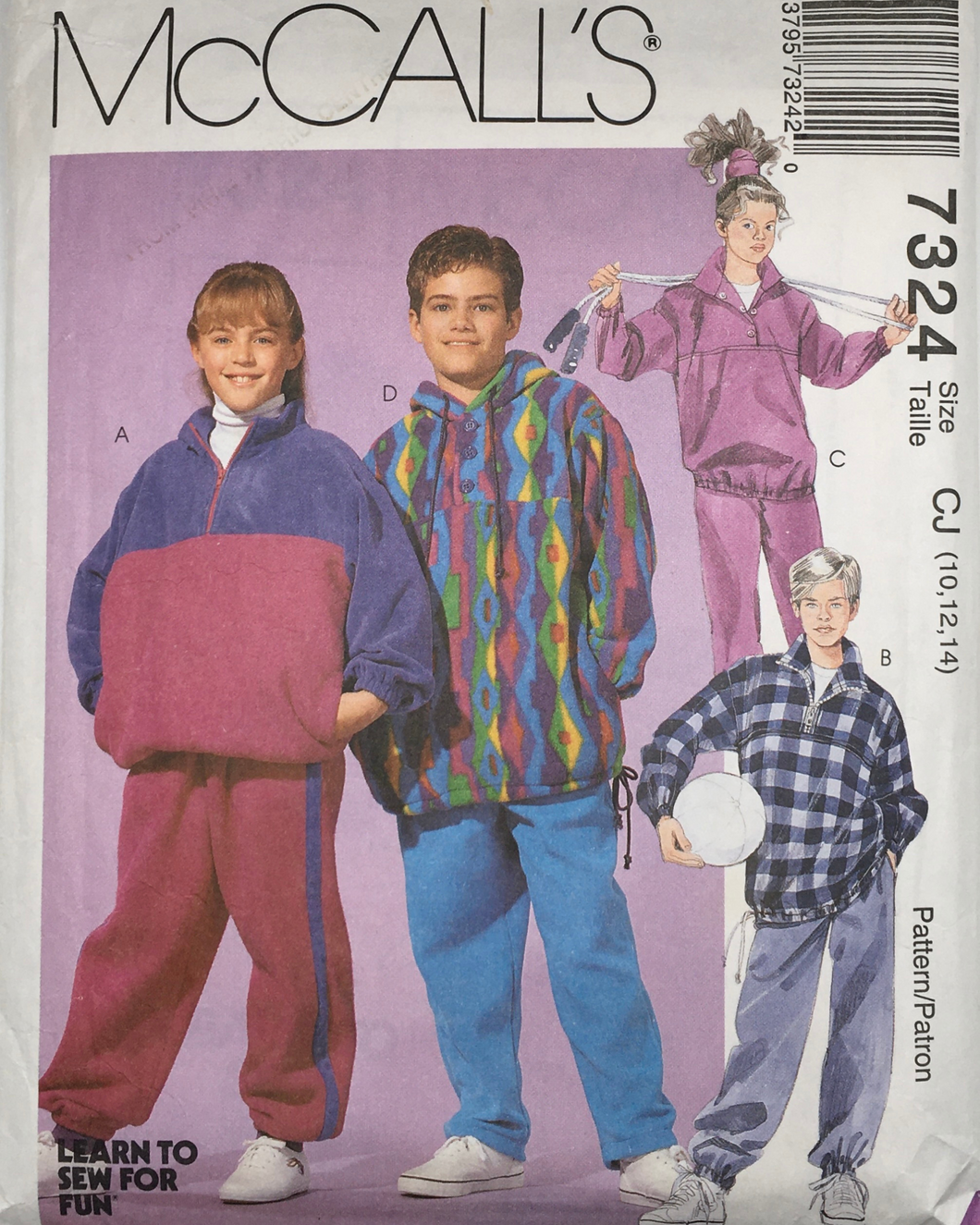 McCalls Sewing Pattern 7324