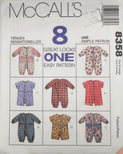 Load image into Gallery viewer, Uncut Sewing Pattern: McCalls 8358
