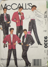 Load image into Gallery viewer, 1984 Vintage Sewing Pattern: McCalls 9330
