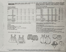 Load image into Gallery viewer, Sewing Pattern: McCalls M6309
