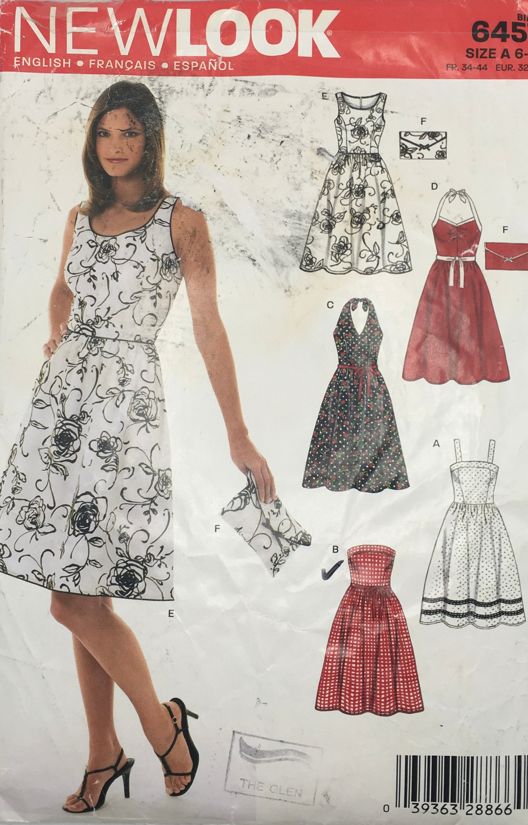 2005 Sewing Pattern: New Look 6457