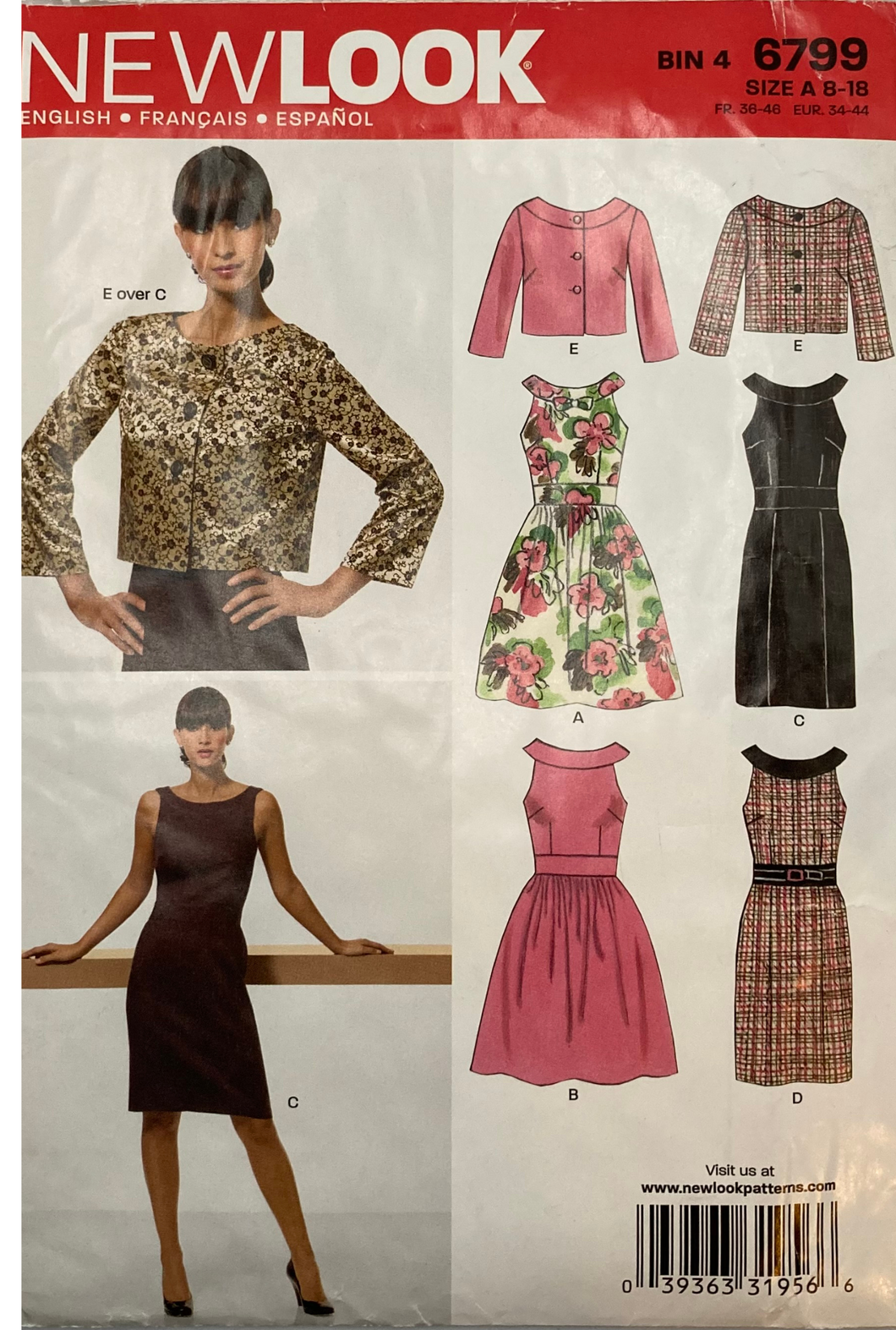 Sewing Pattern: New Look 6799