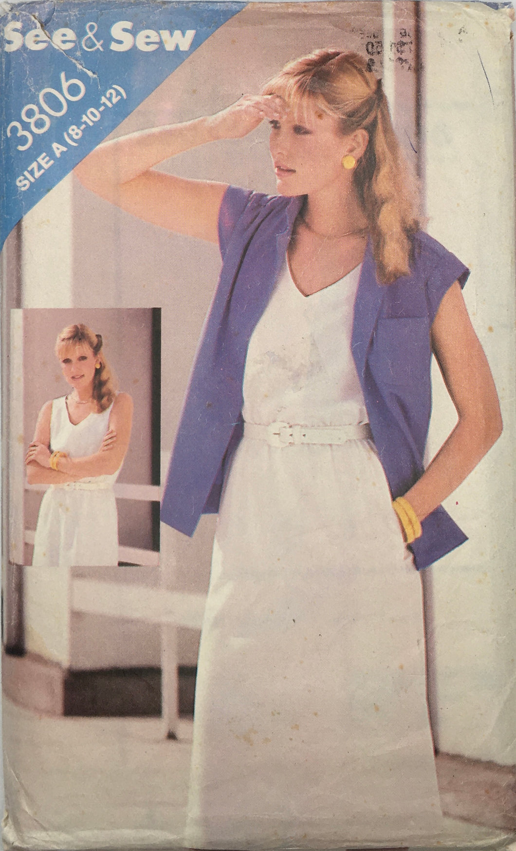 1970's Vintage Sewing Pattern: See & Sew 3806