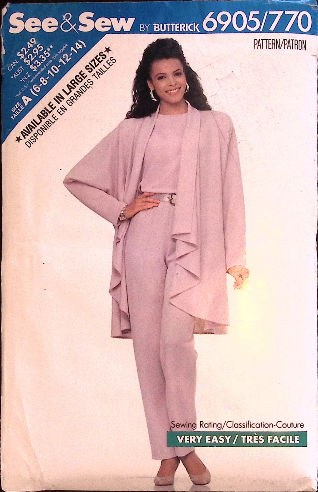 Vintage Sewing Pattern: See & Sew 6905/770