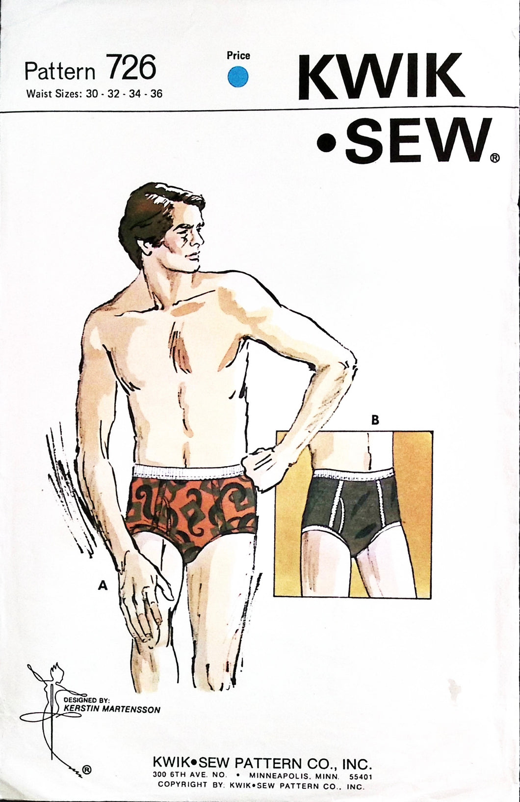 Vintage Sewing Pattern: Kwik Sew 726