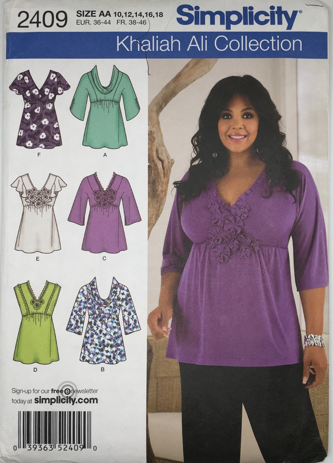 2010 Sewing Pattern: Simplicity 2409