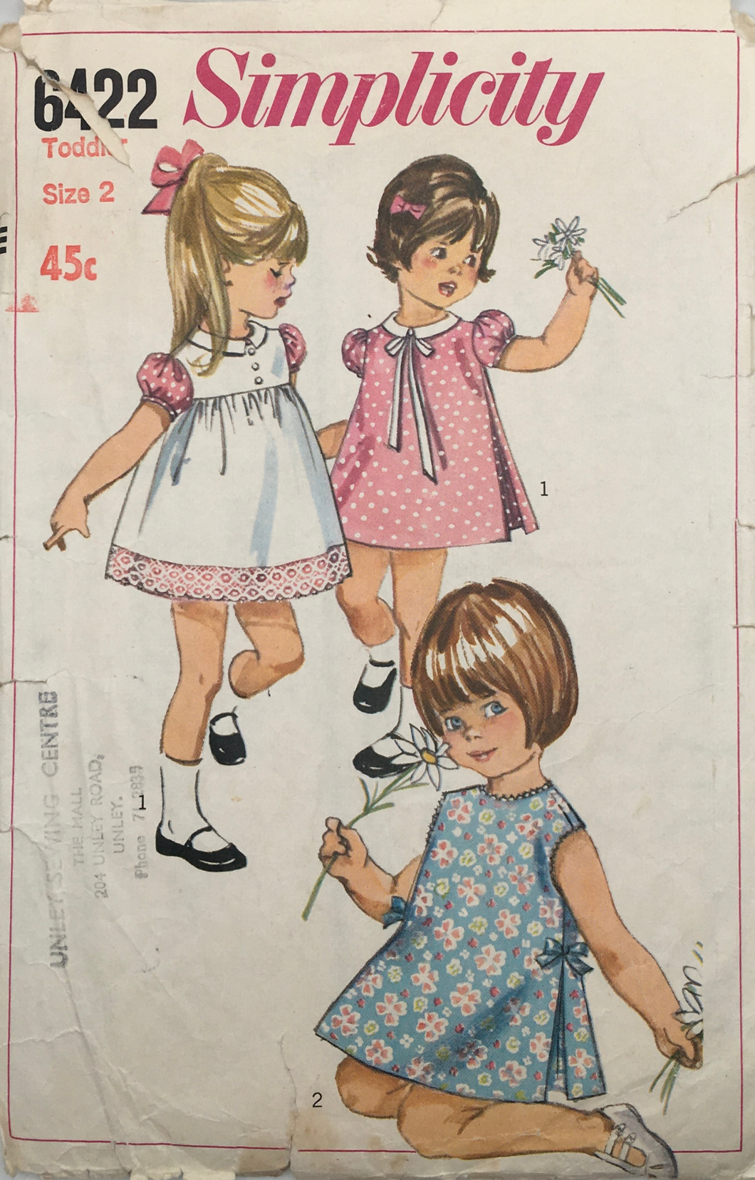 1965 Vintage Sewing Pattern: Simplicity 6422