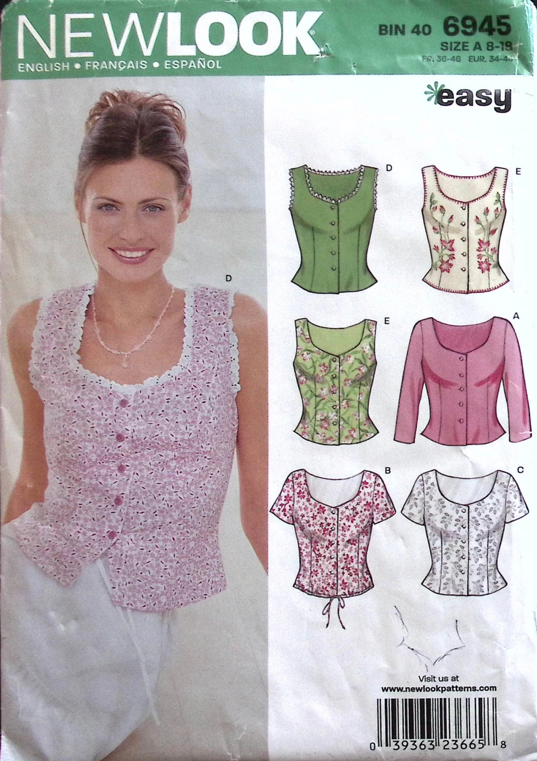 Sewing Pattern: New Look 6945