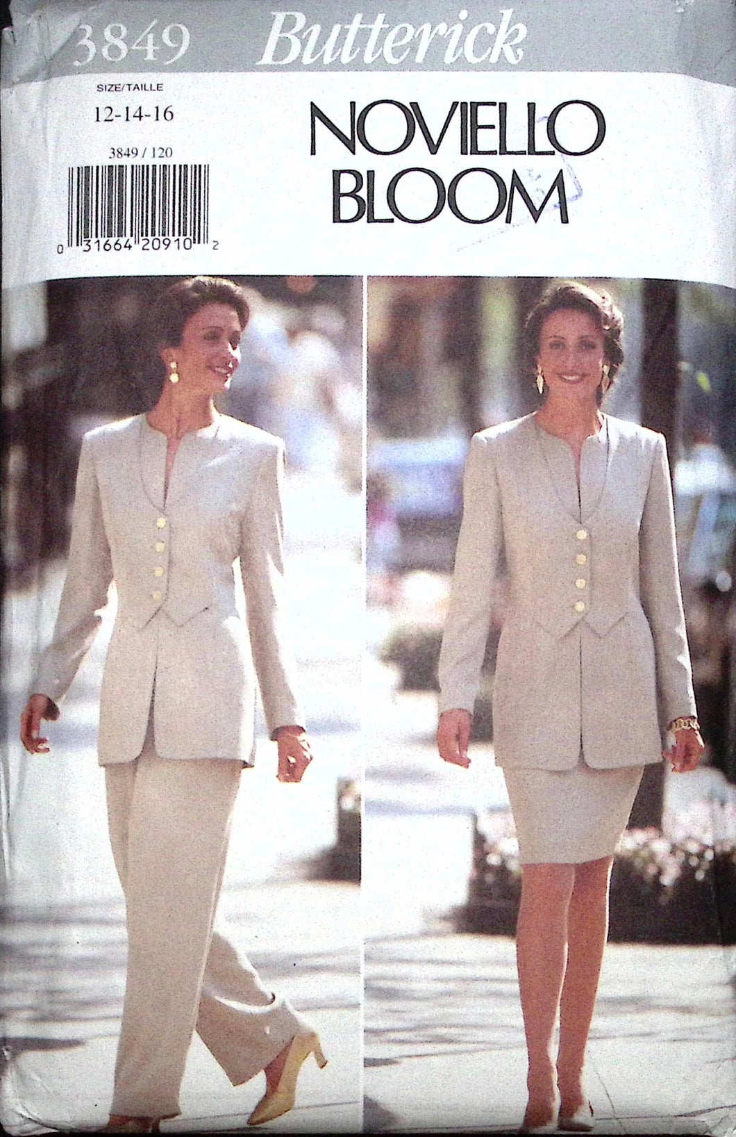 Vintage Sewing Pattern: Butterick 3849