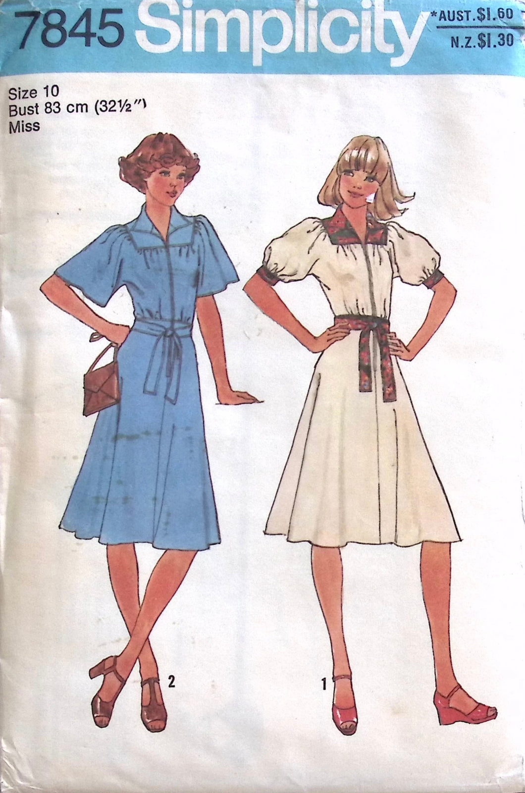 Vintage Sewing Pattern: Simplicity 7845