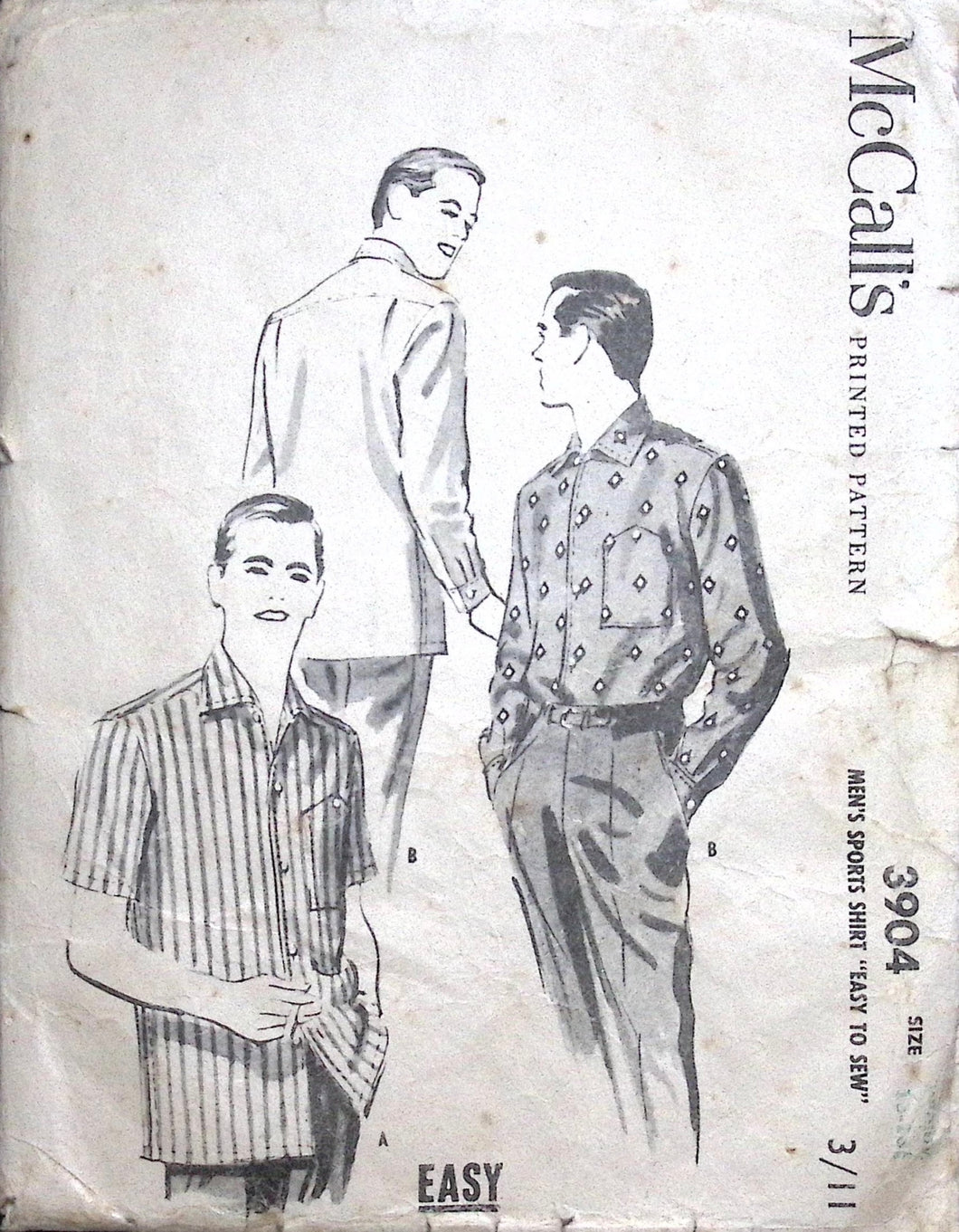 Vintage Sewing Pattern: McCalls 3904