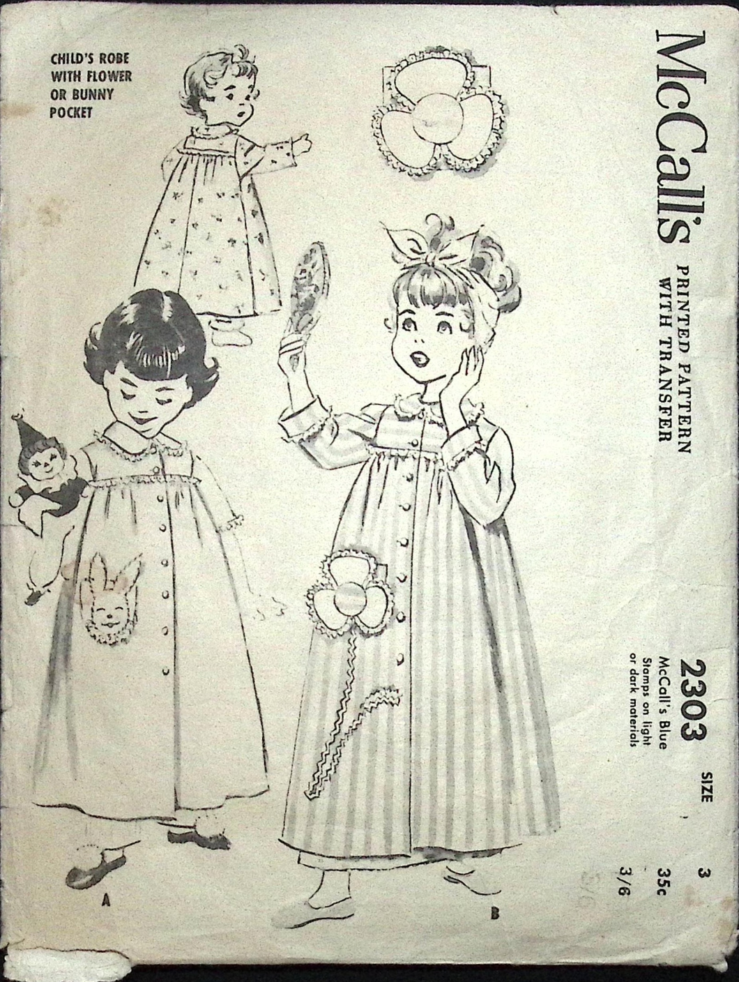 Vintage Sewing Pattern: McCalls 2303