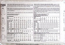 Load image into Gallery viewer, Vintage Sewing Pattern: Simplicity 7986
