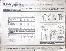 Load image into Gallery viewer, Vintage Sewing Pattern: McCalls 3904
