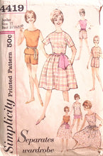 Load image into Gallery viewer, Vintage Sewing Pattern: Simplicity 4419
