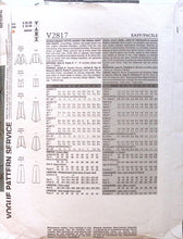 Load image into Gallery viewer, Sewing Pattern: Vogue V2817
