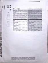 Load image into Gallery viewer, Sewing Pattern: Vogue V1174
