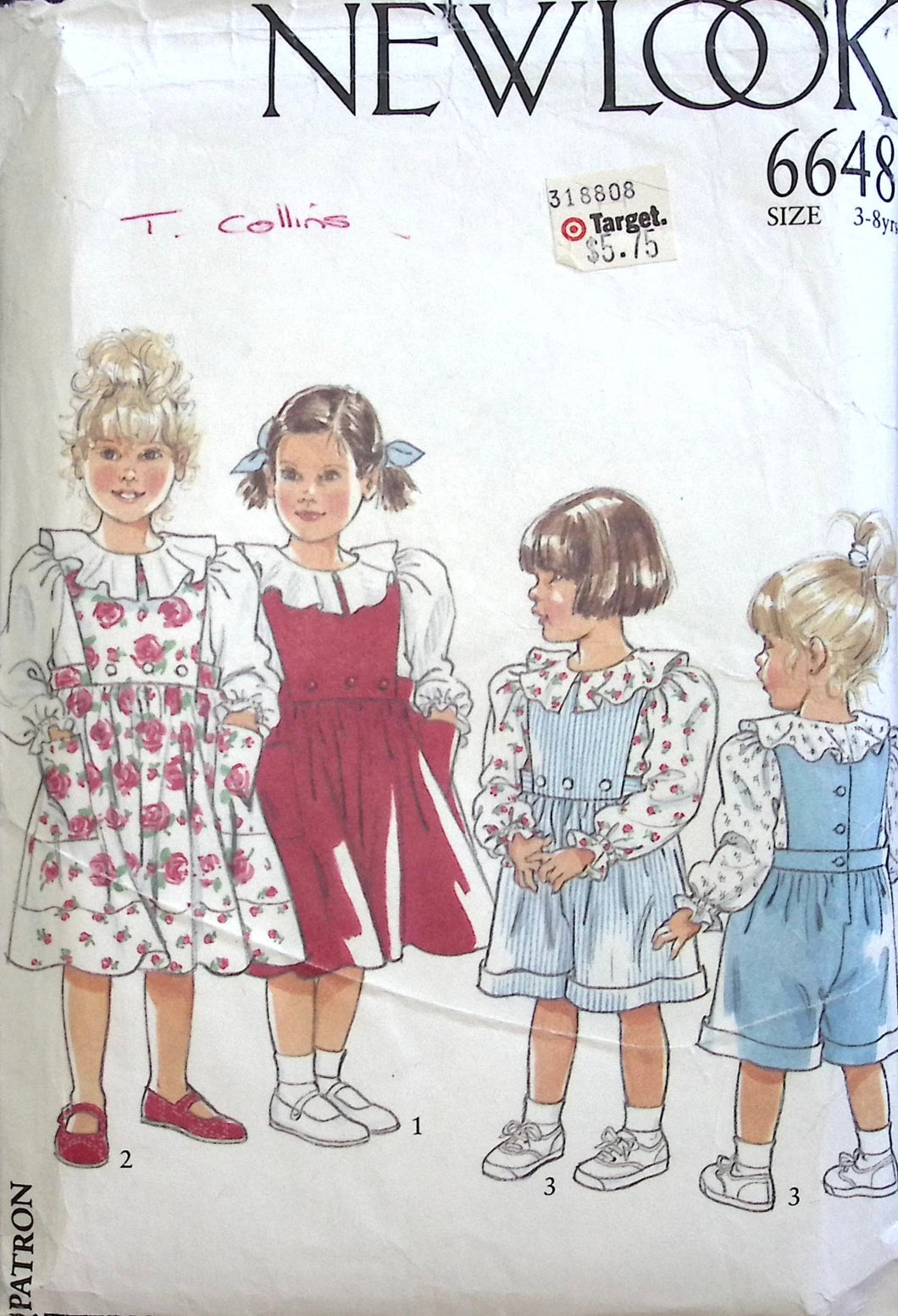 Vintage Sewing Pattern: New Look 6648