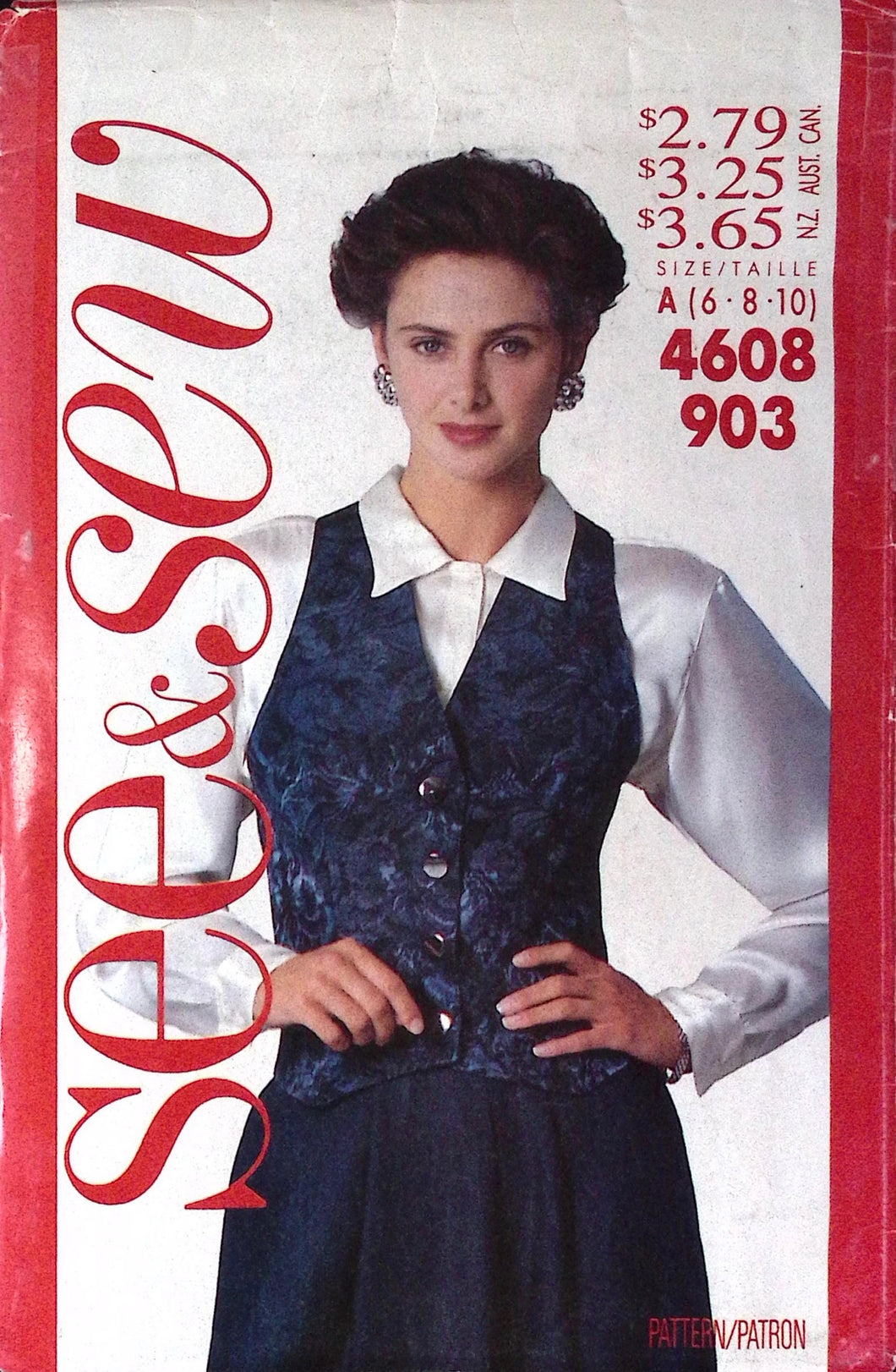 Vintage Sewing Pattern: See & Sew 4608 903