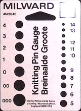 Load image into Gallery viewer, Vintage Milward Knitters Gauge
