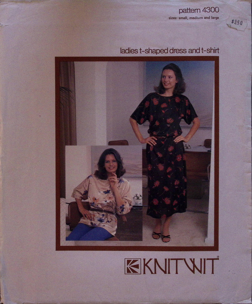 Vintage Sewing Pattern: Knitwit 4300