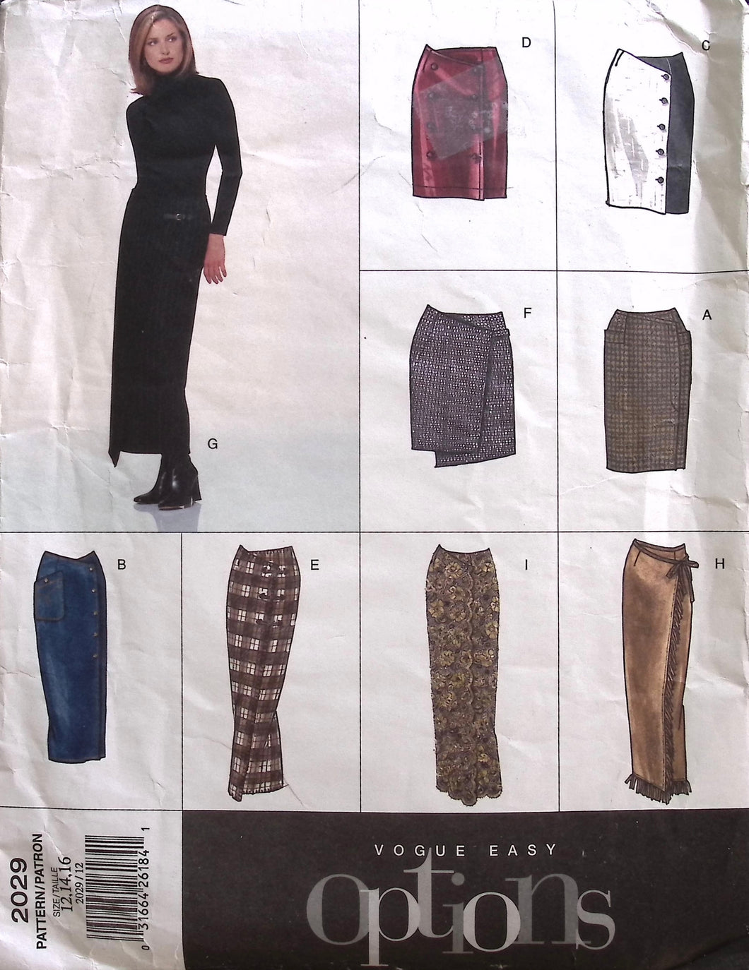 Sewing Pattern: Vogue 2029