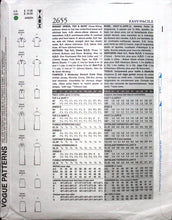 Load image into Gallery viewer, Sewing Pattern: Vogue 2655
