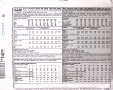 Load image into Gallery viewer, Sewing Pattern: McCalls 3326
