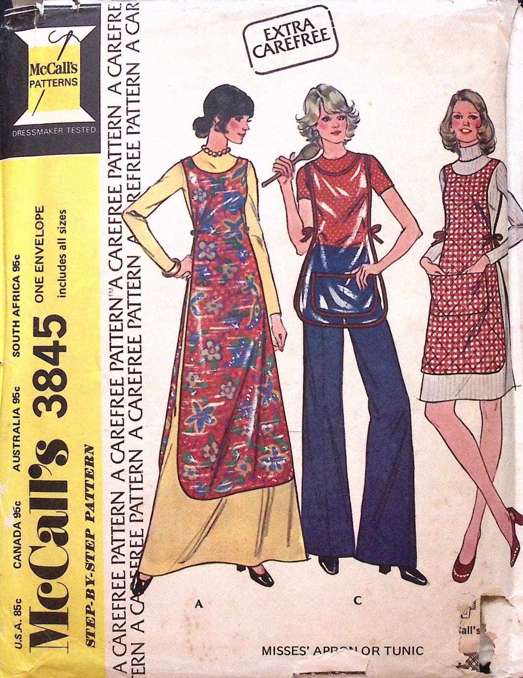 Vintage Sewing Pattern: McCalls 3845