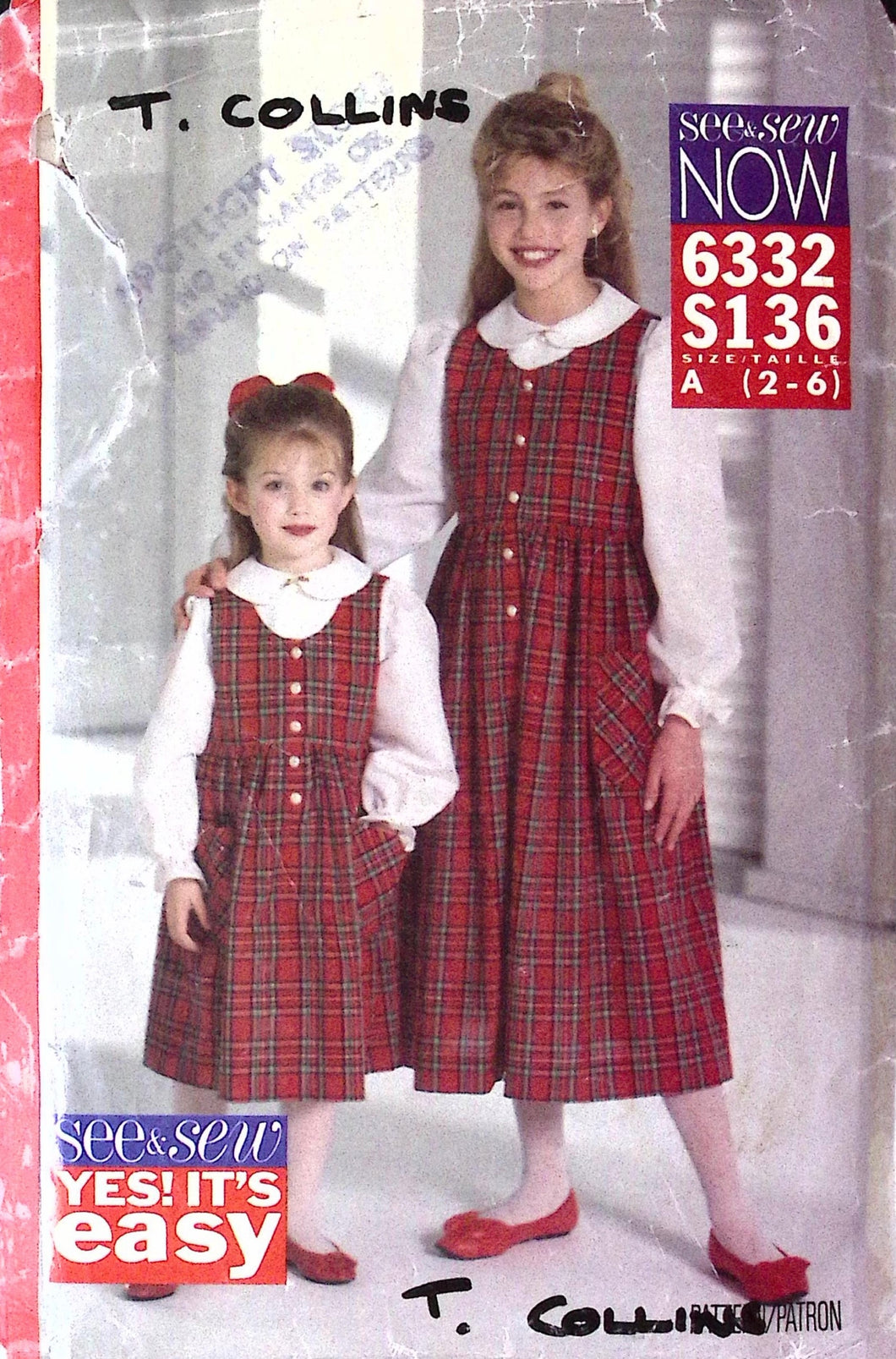 Vintage Sewing Pattern: See & Sew 6332 S136