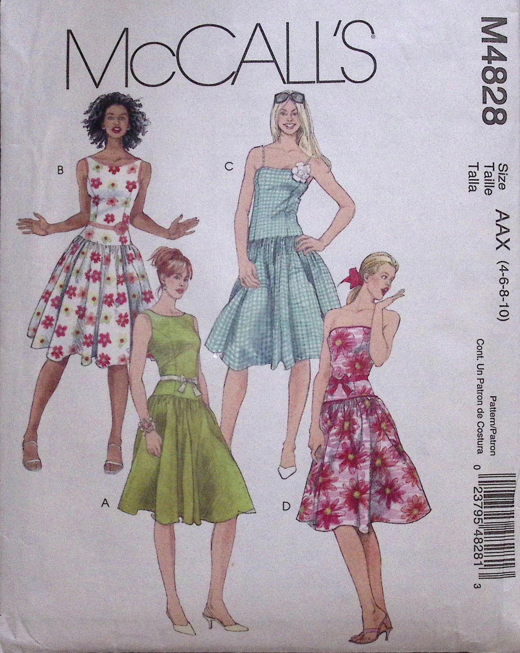 Sewing Pattern: McCalls M4828
