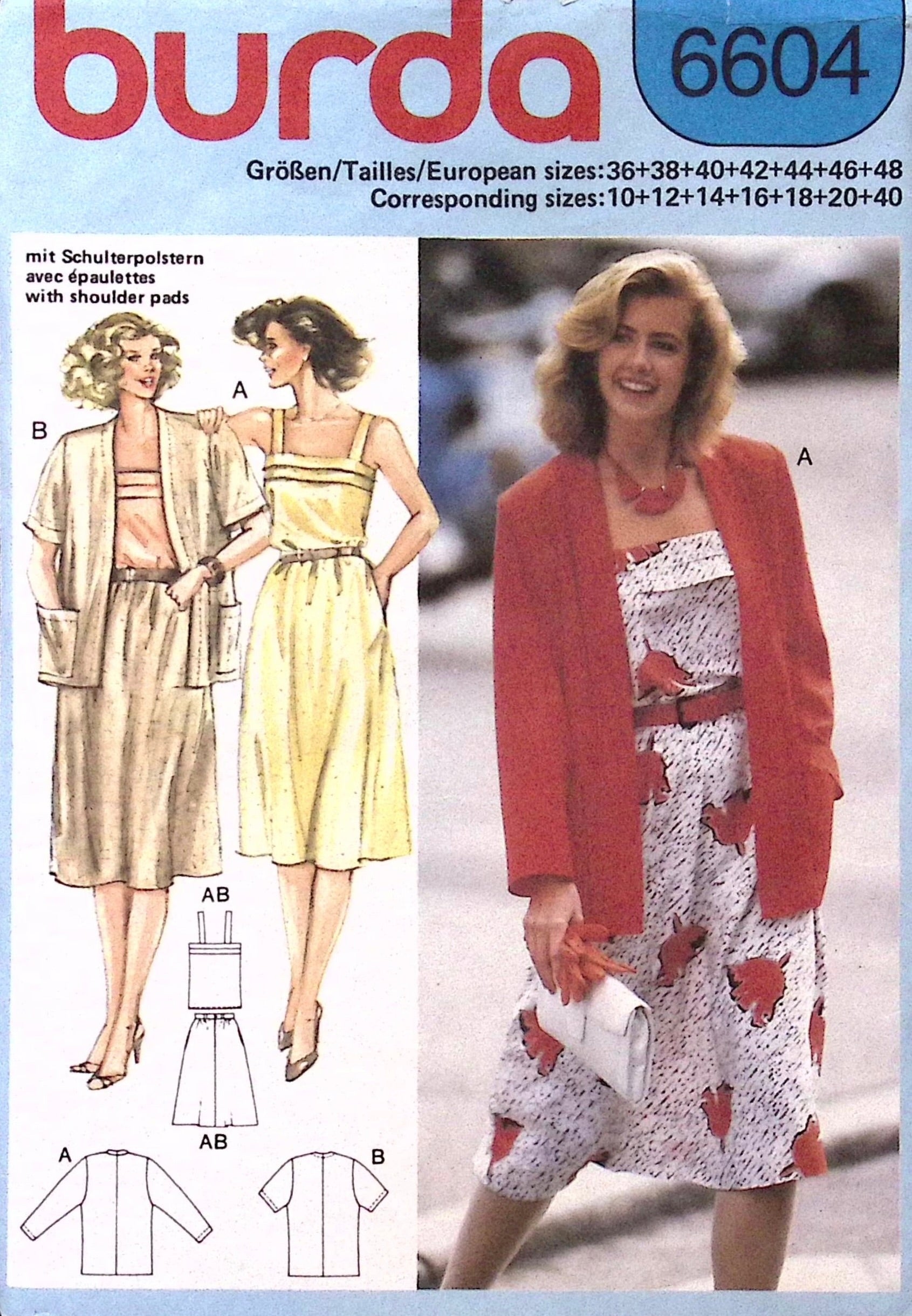 Vintage Sewing Pattern: Burda 6604 – Vintage Stitch Australia