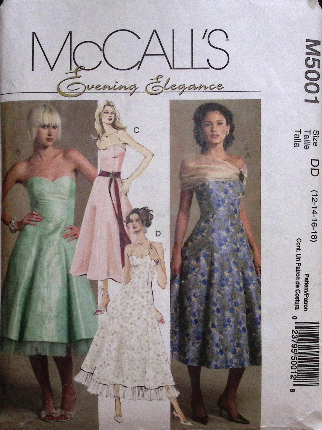 Sewing Pattern: McCalls M5001