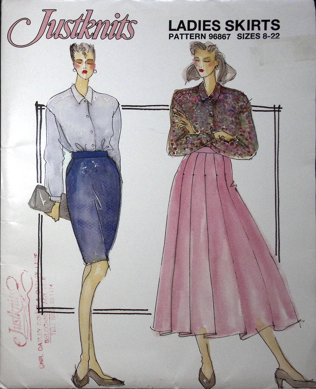 Vintage Sewing Pattern: Justknits 96867