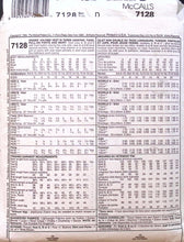 Load image into Gallery viewer, Vintage Sewing Pattern: McCalls 7128
